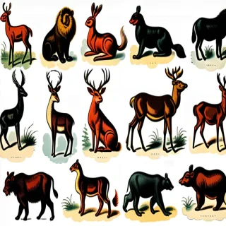 vintage illustrations animals