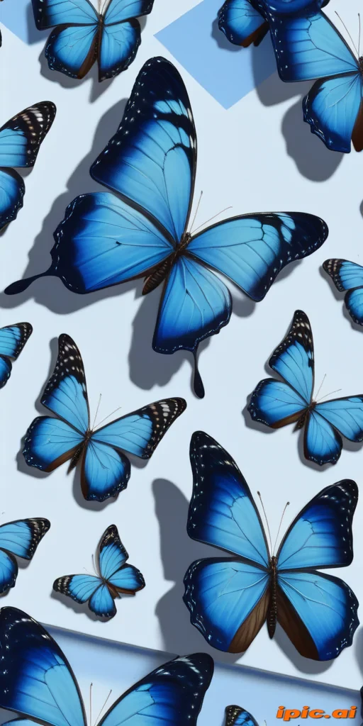 blue butterfly aesthetic