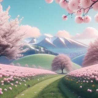spring background aesthetic