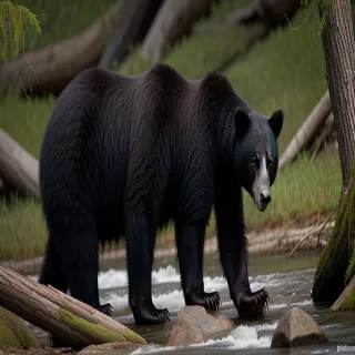 black bear png