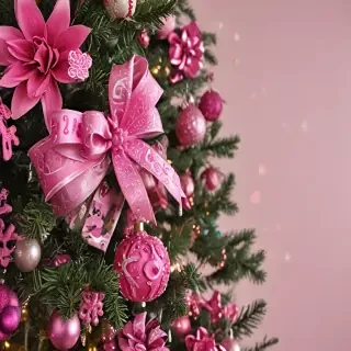 pink christmas pictures