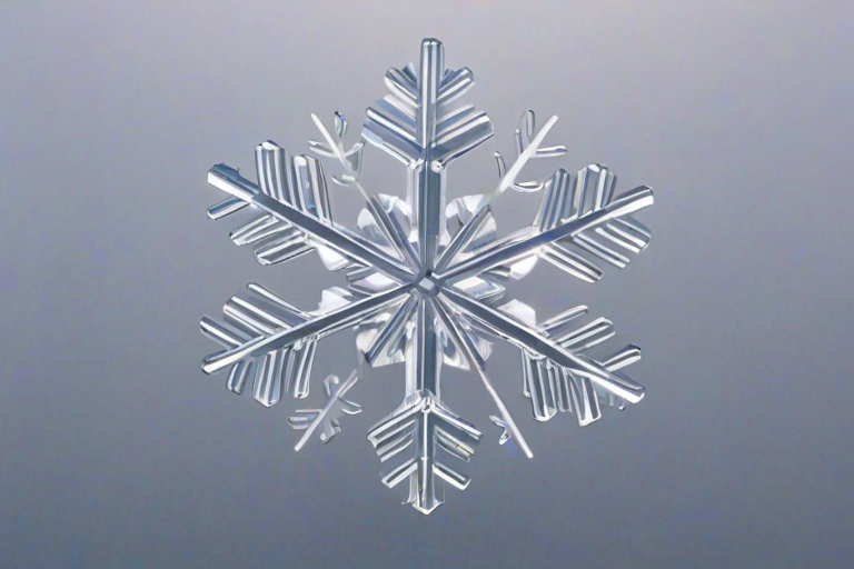 transparent snowflake