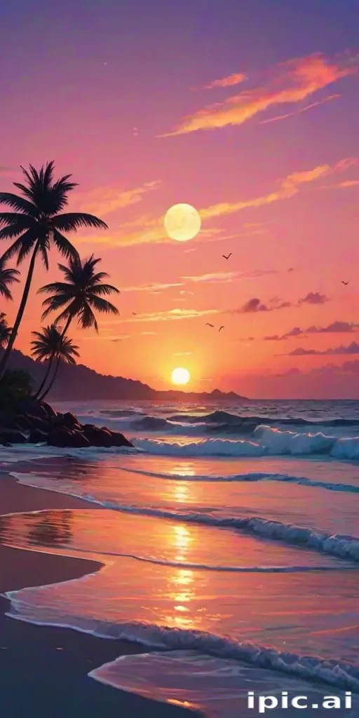 cute sunset backgrounds