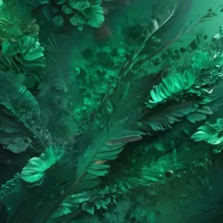 emerald green background
