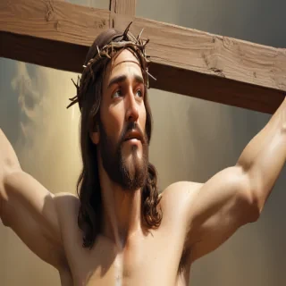 picture of jesus on cross