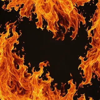 background on fire