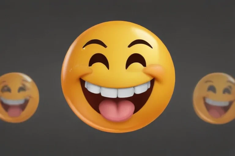 transparent laughing emoji