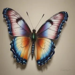 picture of butterfly drawing