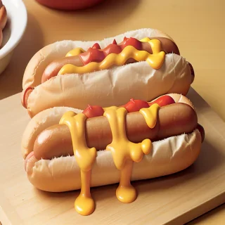 transparent hot dog