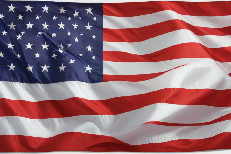 transparent american flag clipart