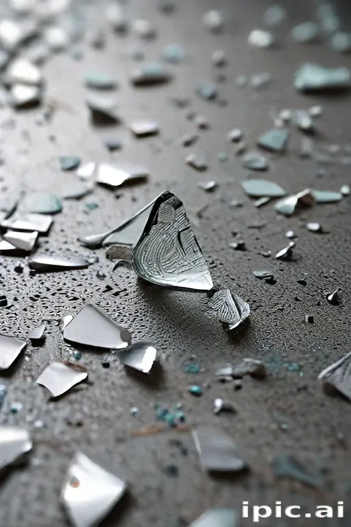 wallpaper broken glass