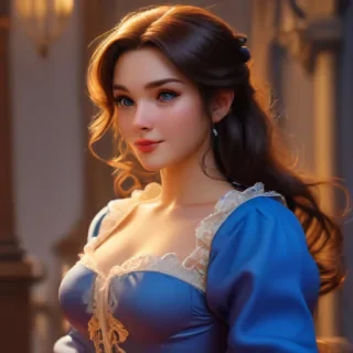 brunette cartoon characters