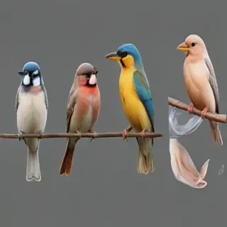 birds transparent