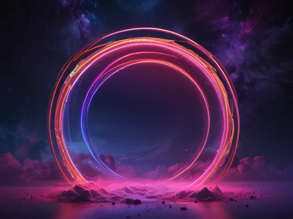 neon colored backgrounds