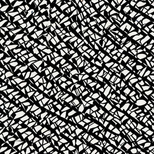 black and white patterns