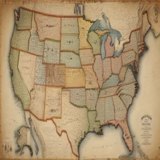 united states of america map