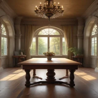 background with table