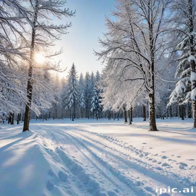 winter zoom background