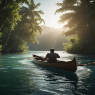 canoeing png