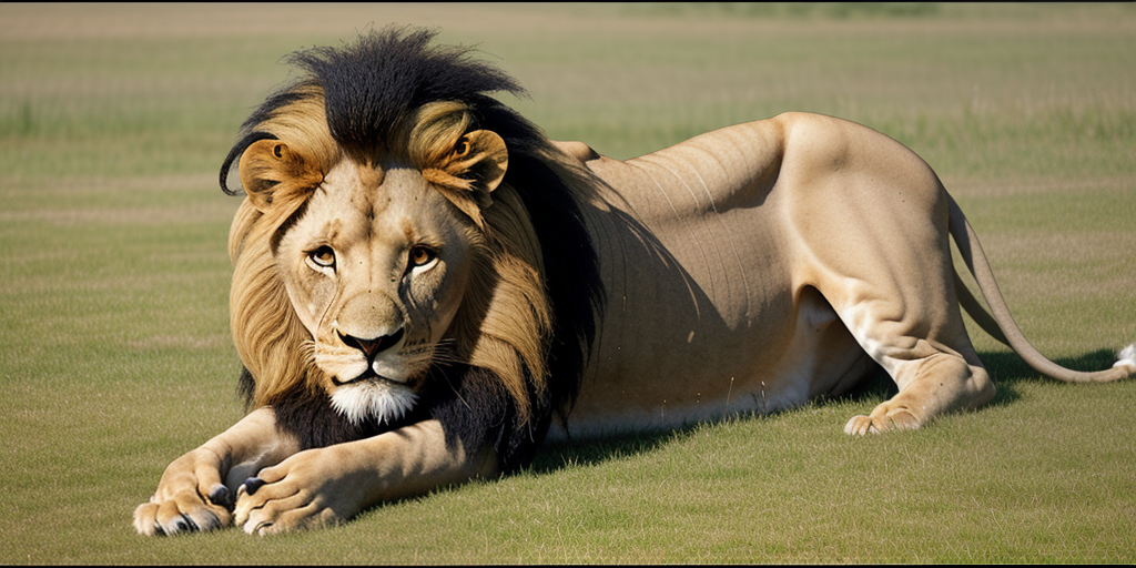 transparent lion