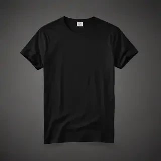 high resolution black t shirt template