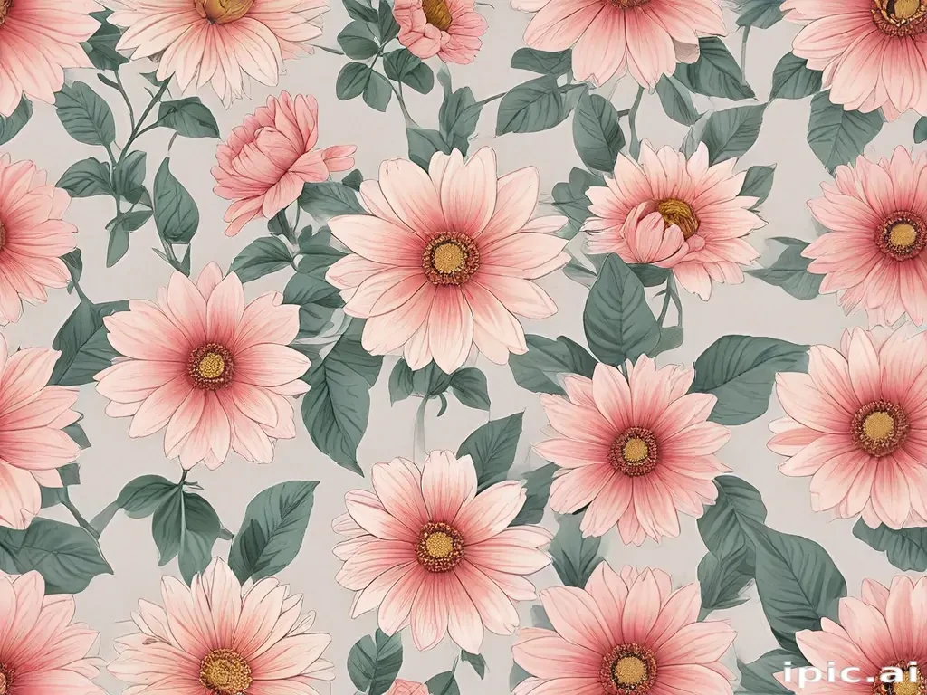 flower aesthetic drawings