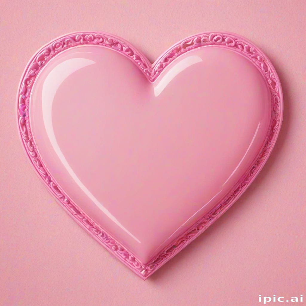 pink heart clipart