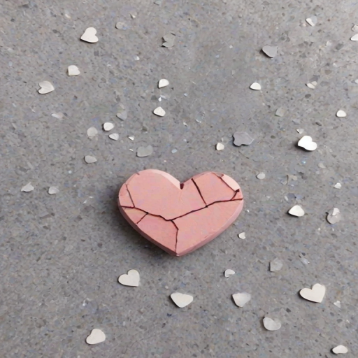 broken heart aesthetic