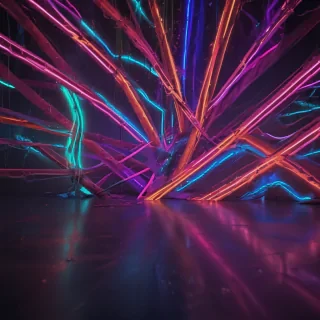 neon background aesthetic