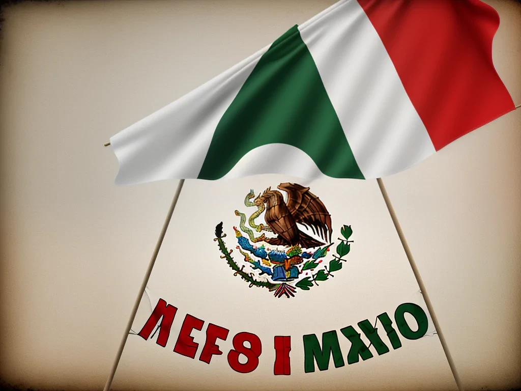 flag of mexico wallpaper