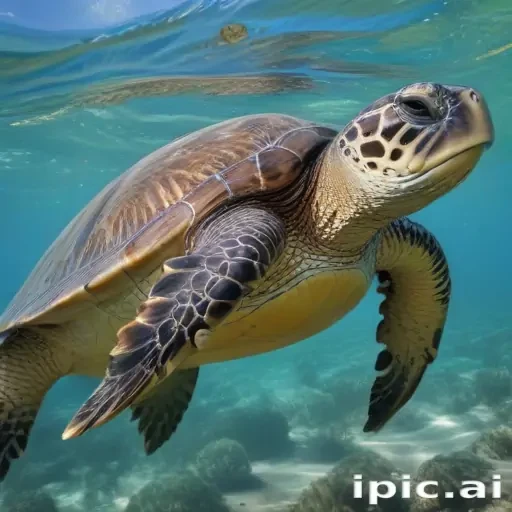 sea turtle desktop background