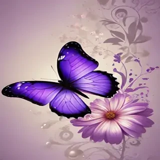 butterfly wallpaper purple