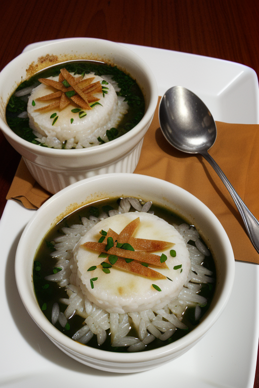 rice dish with french onion soup