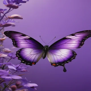 butterfly purple background