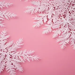 pink winter background