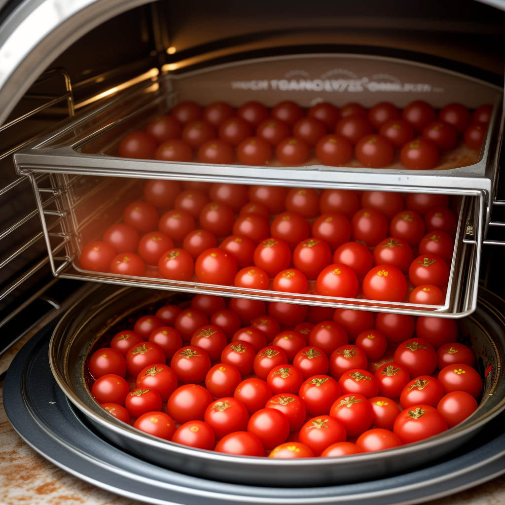 canning tomatoes in the oven