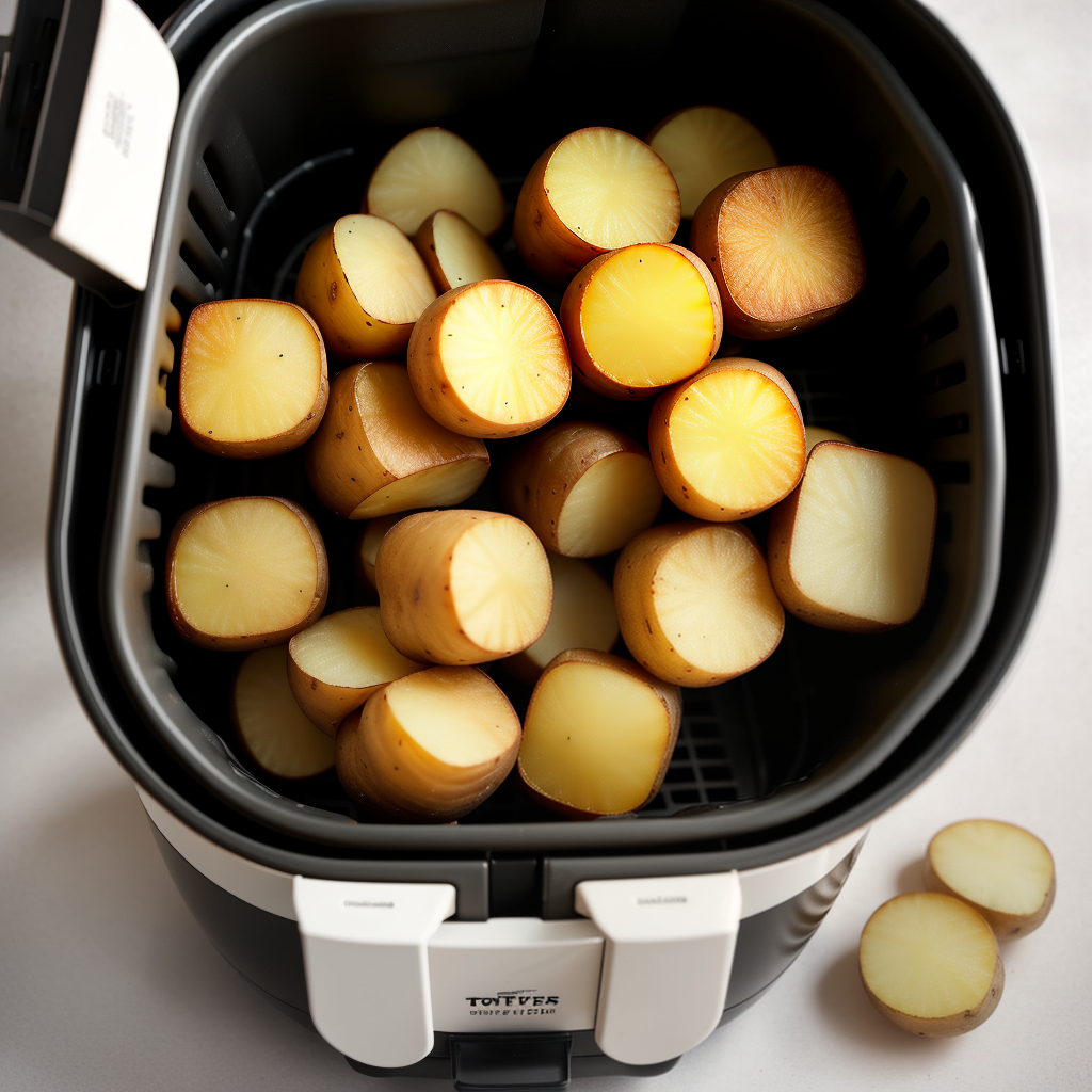 potato cubes in air fryer