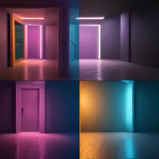 neon colored backgrounds