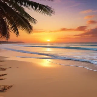 beach christmas wallpaper