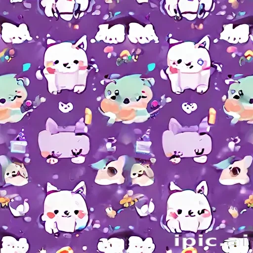 kawaii cute purple wallpaper