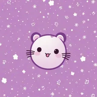 kawaii purple wallpaper