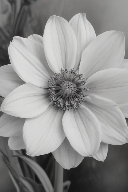 flower pencil drawing