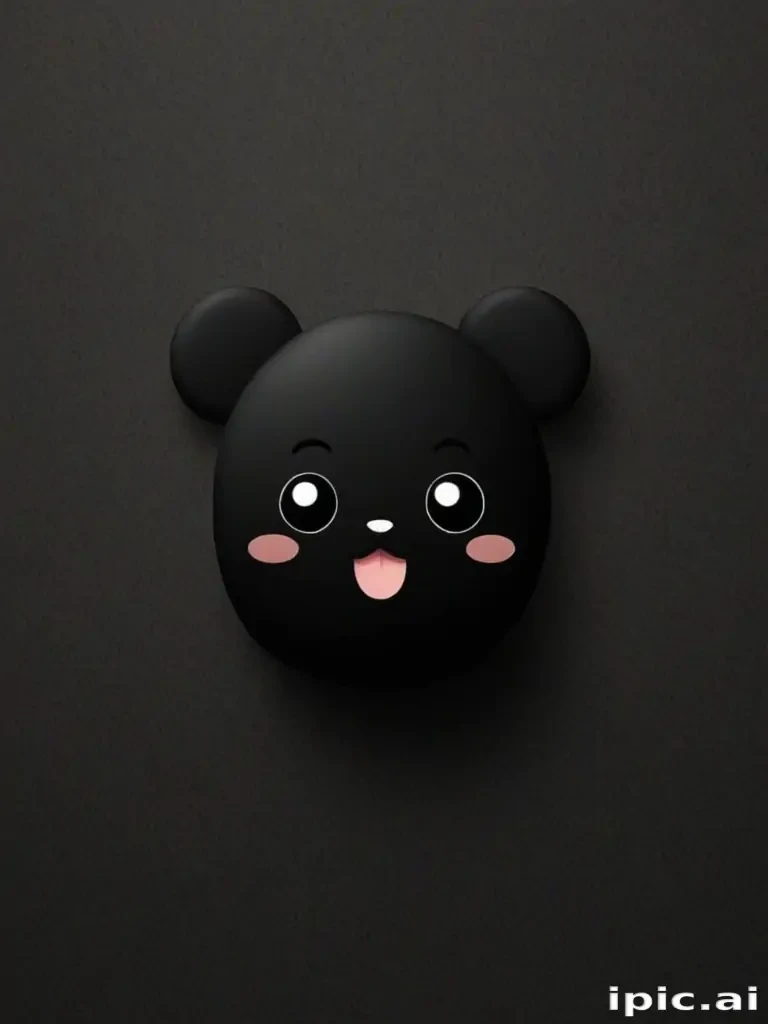 cute black iphone wallpaper
