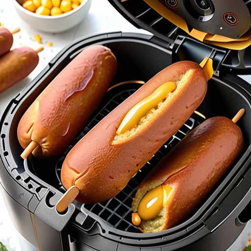 corn dogs in the air fryer