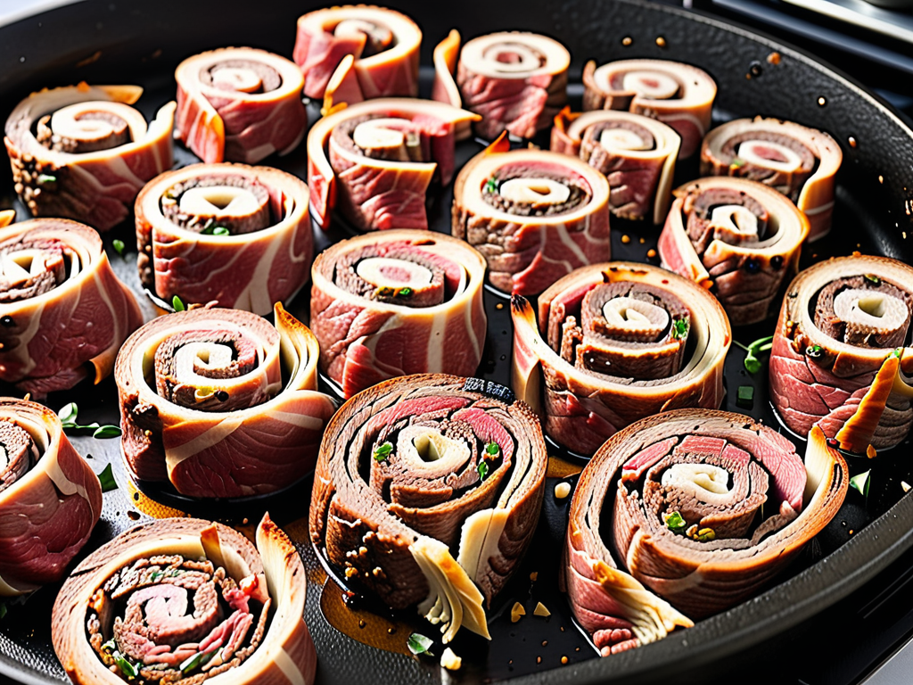 how long to cook steak pinwheels in oven