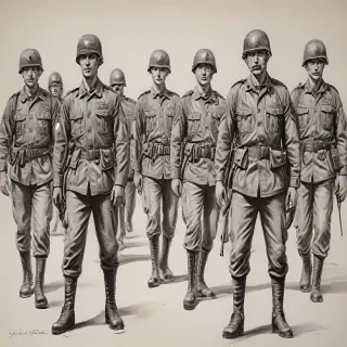 army drawings