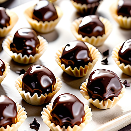 chocolate covered cookie dough bites