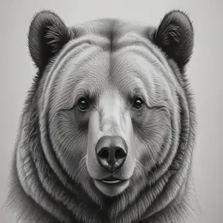 bear drawing
