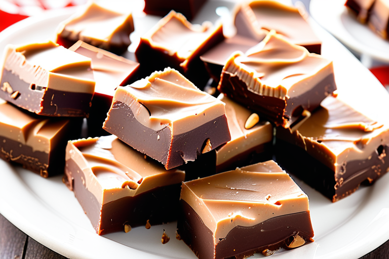 fudge with sweetened condensed milk and peanut butter