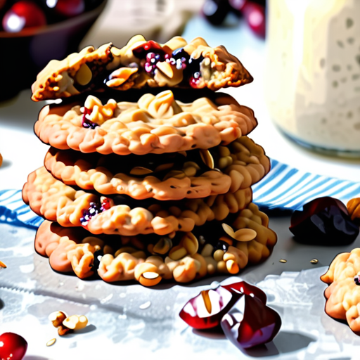 oatmeal cookies with cranberries and walnuts